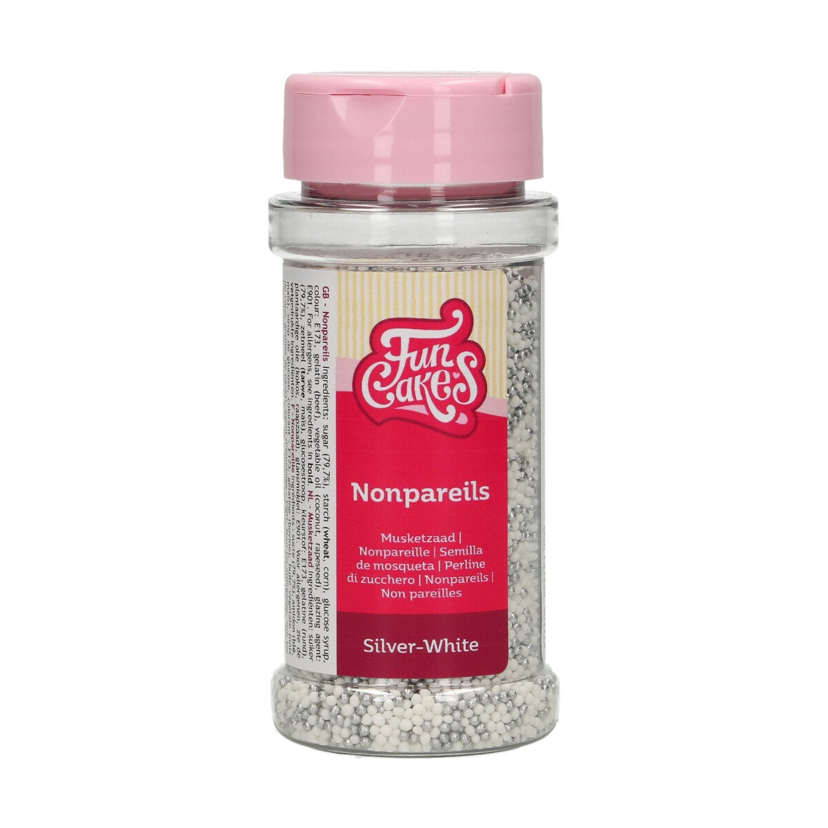 FunCakes Nonpareils Silver-White 80 g