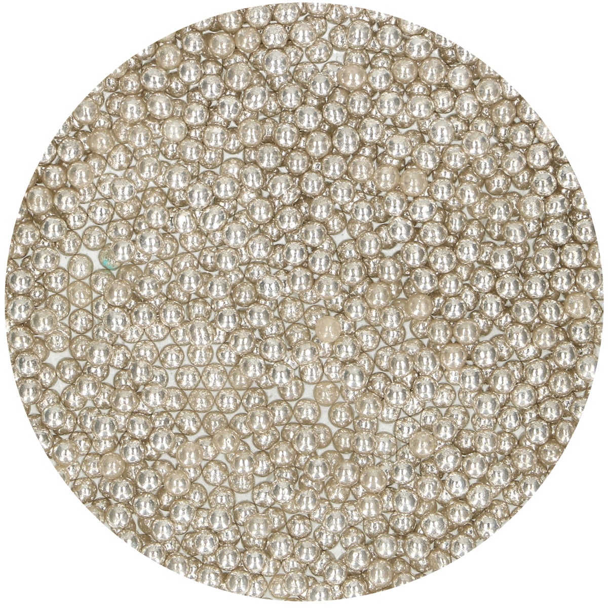FunCakes Sugar Pearls Medium Metallic Silver 800 g