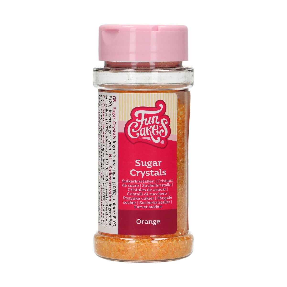 FunCakes Sugar Crystals Orange 80 g
