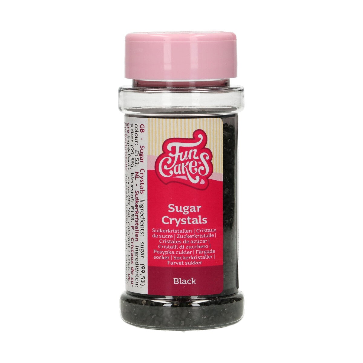 FunCakes Sugar Crystals Black 80 g