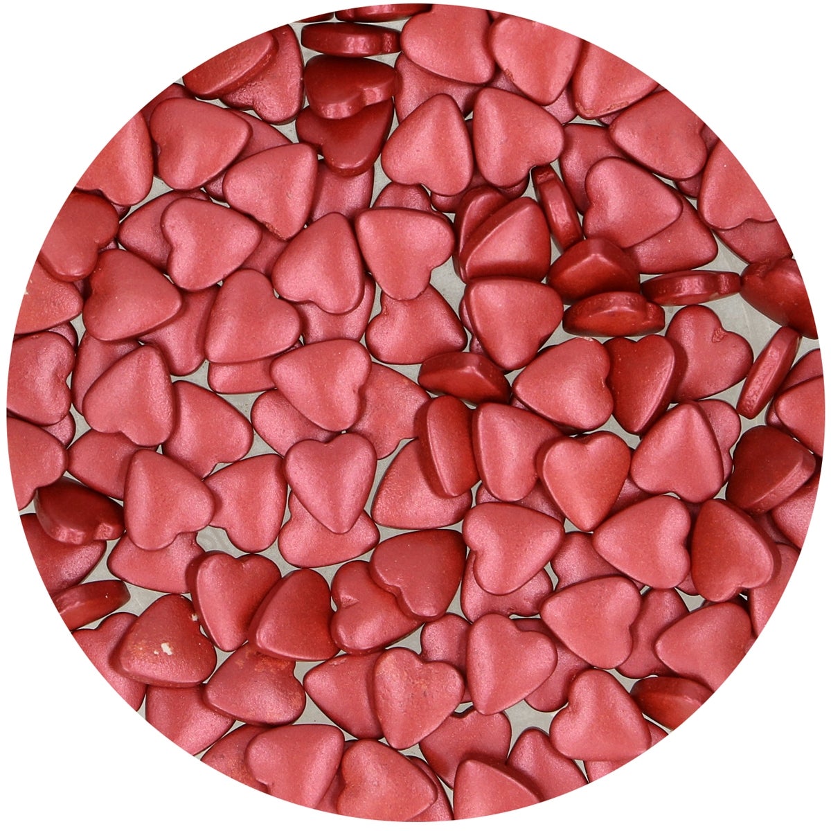 FunCakes Sugar Hearts Bordeaux 80 g