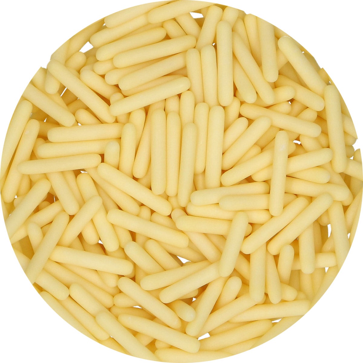 FunCakes Matt Sugar Rods XL Yellow 70 g