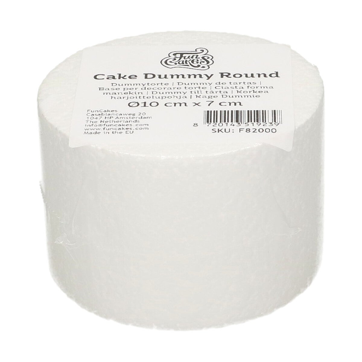 FunCakes Cake Dummy Round Ø10 cm x 7 cm