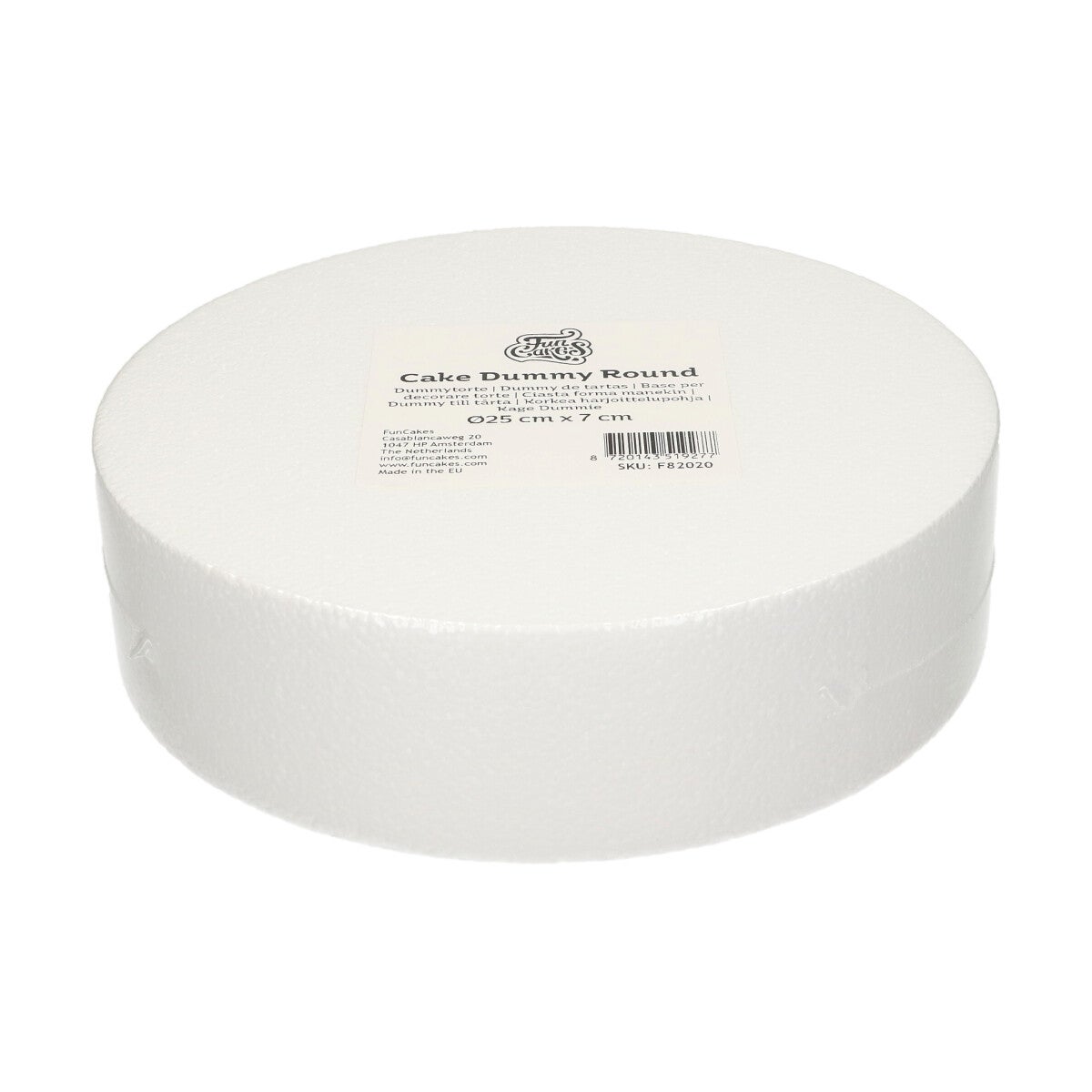 FunCakes Cake Dummy Round Ø25 cm x 7 cm