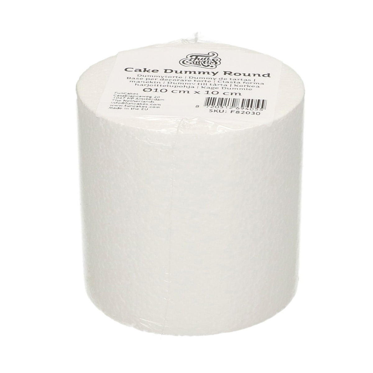 FunCakes Cake Dummy Round Ø10 cm x 10 cm