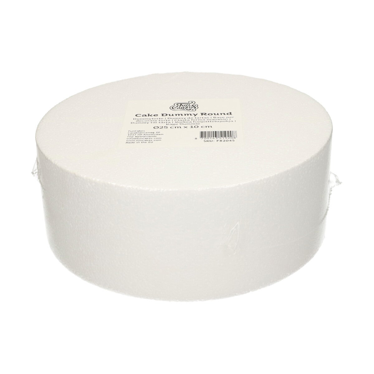 FunCakes Cake Dummy Round Ø25 cm x 10 cm
