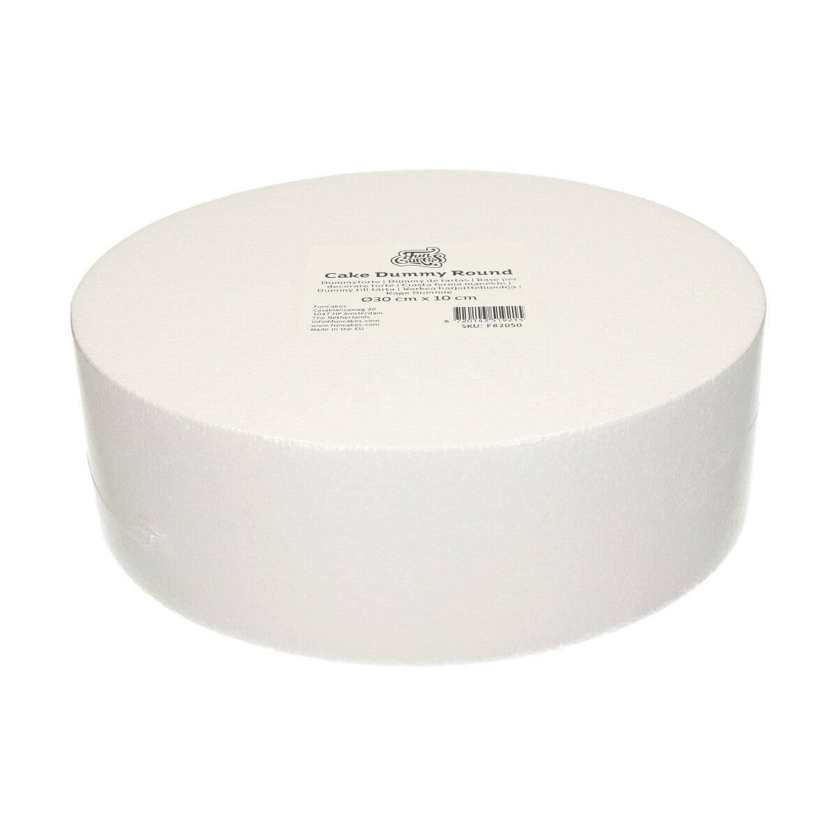 FunCakes Cake Dummy Round Ø30 cm x 10 cm