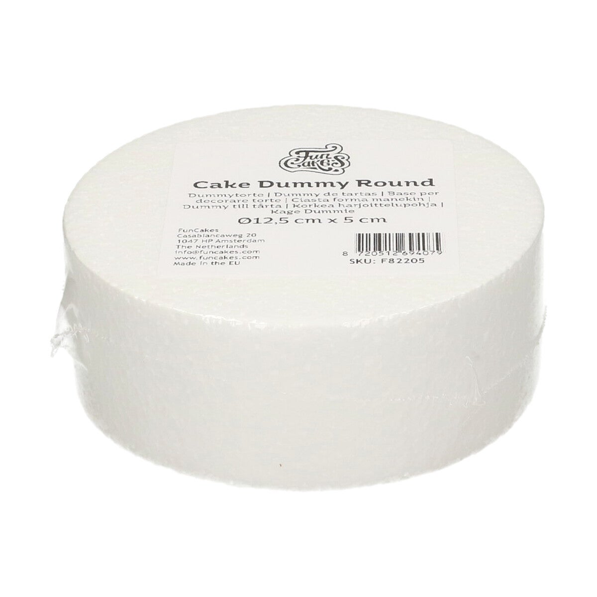 FunCakes Cake Dummy Round Ø12,5 cm x 5 cm