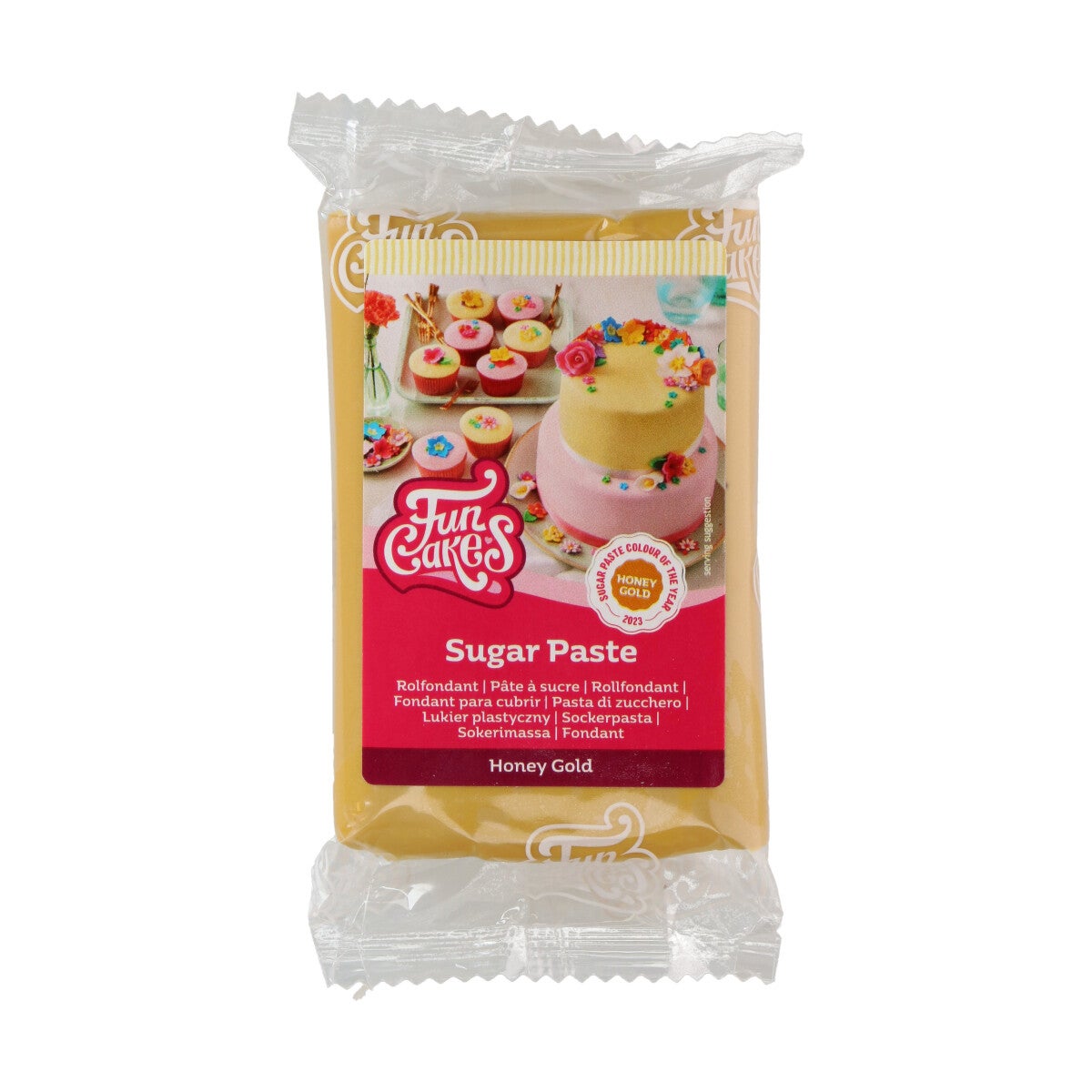 FunCakes Sugar Paste Honey Gold 250 g