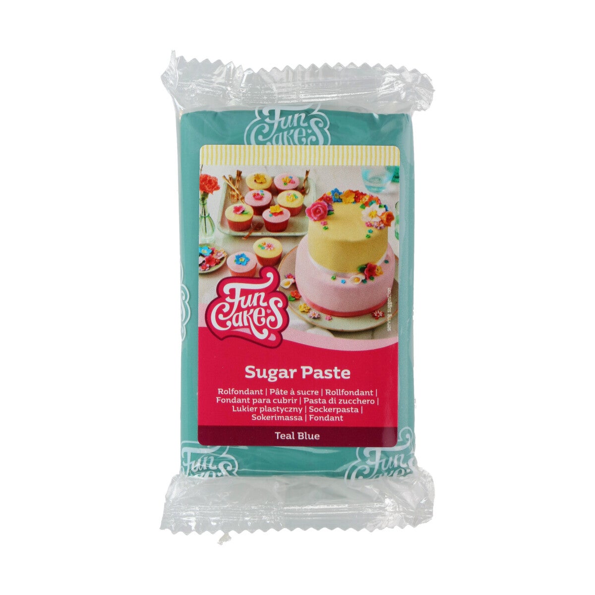 FunCakes Sugar Paste Teal Blue 250 g