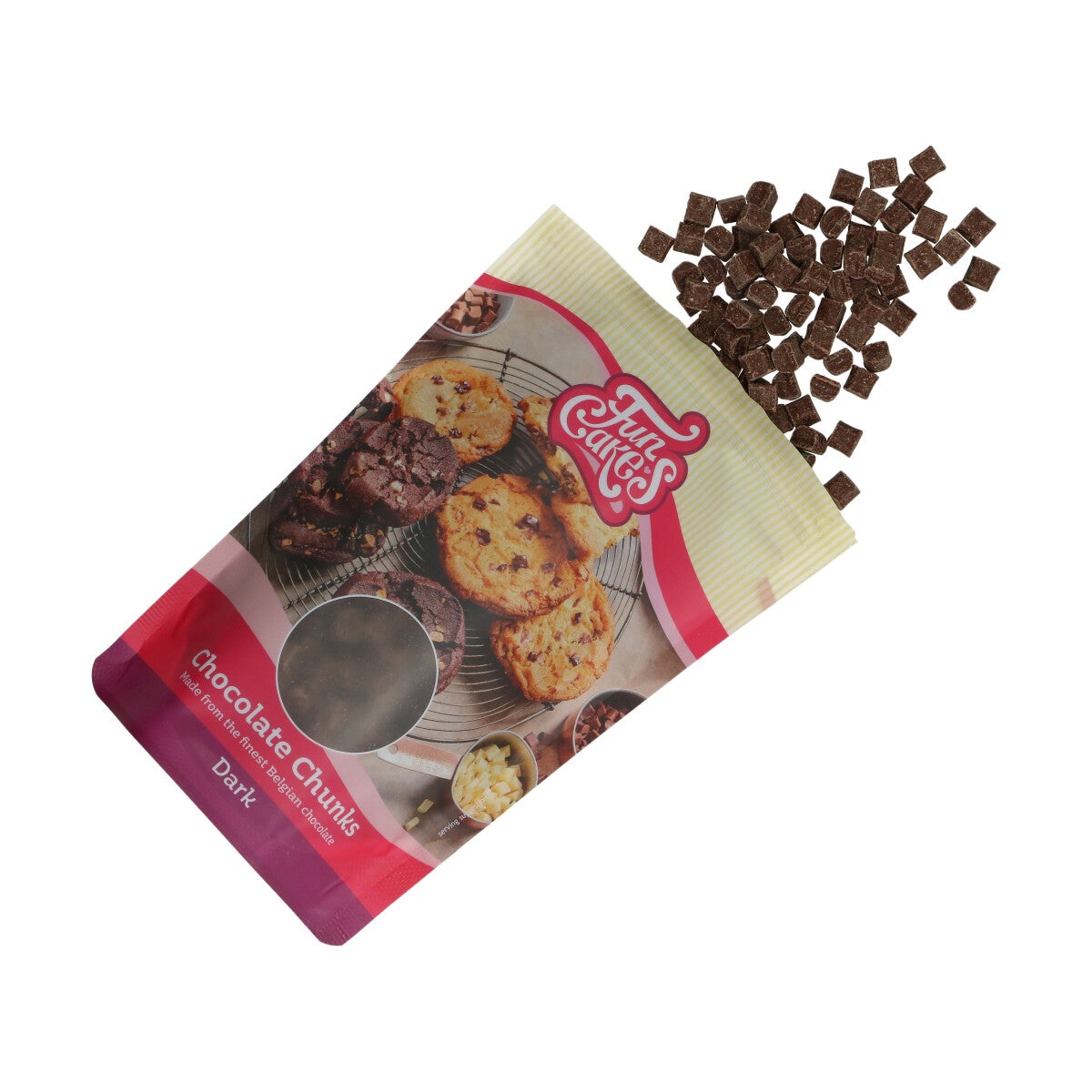 FunCakes Chocolate Chunks Dark 350 g