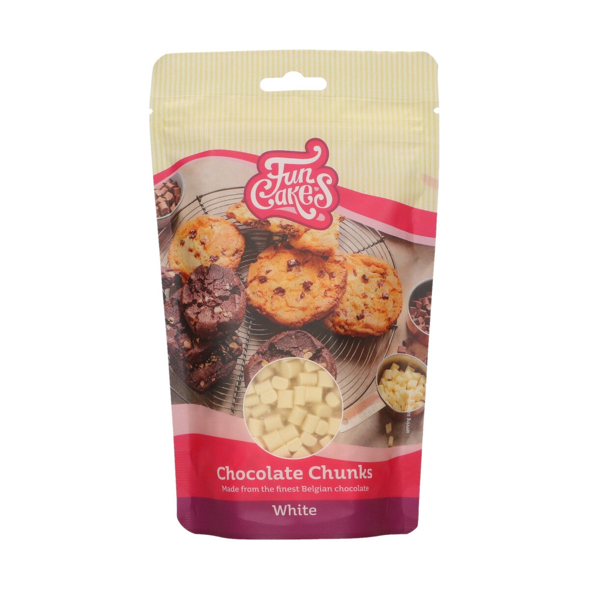 FunCakes Chocolate Chunks White 350 g