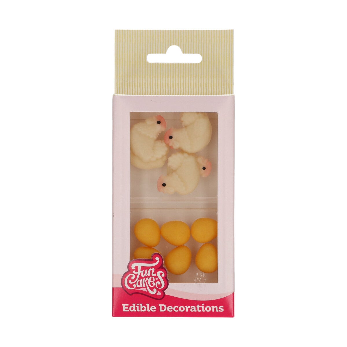 FunCakes Marzipan Decorations Chicken & Egg pk/12