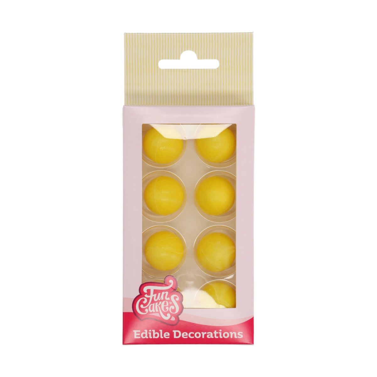 FunCakes Choco Balls Yellow Set/8