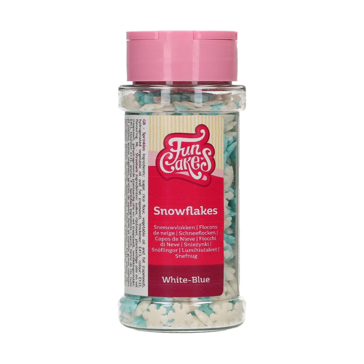 FunCakes Snowflakes White/Blue 50 g