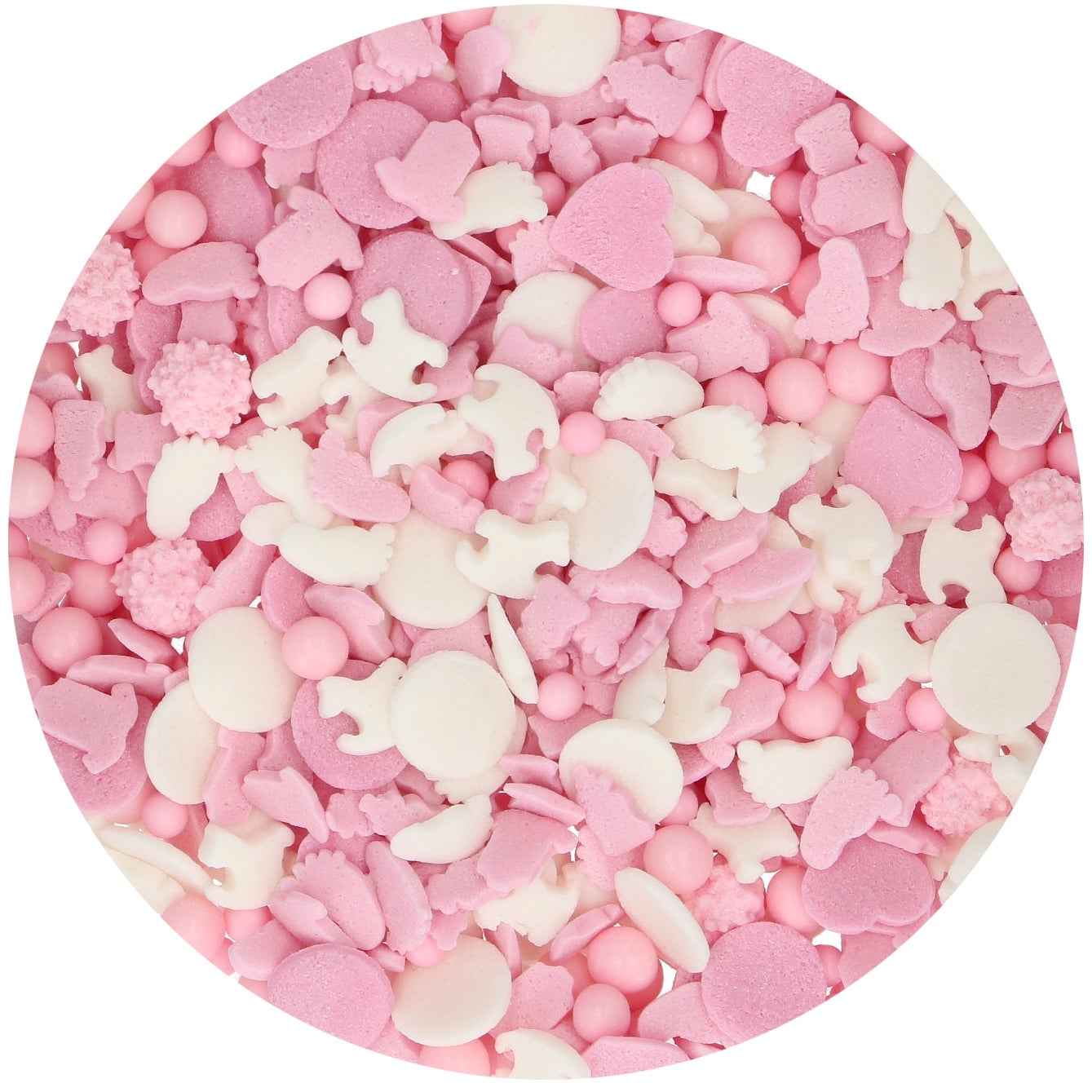 FunCakes Sprinkle Medley Baby Pink 180 g