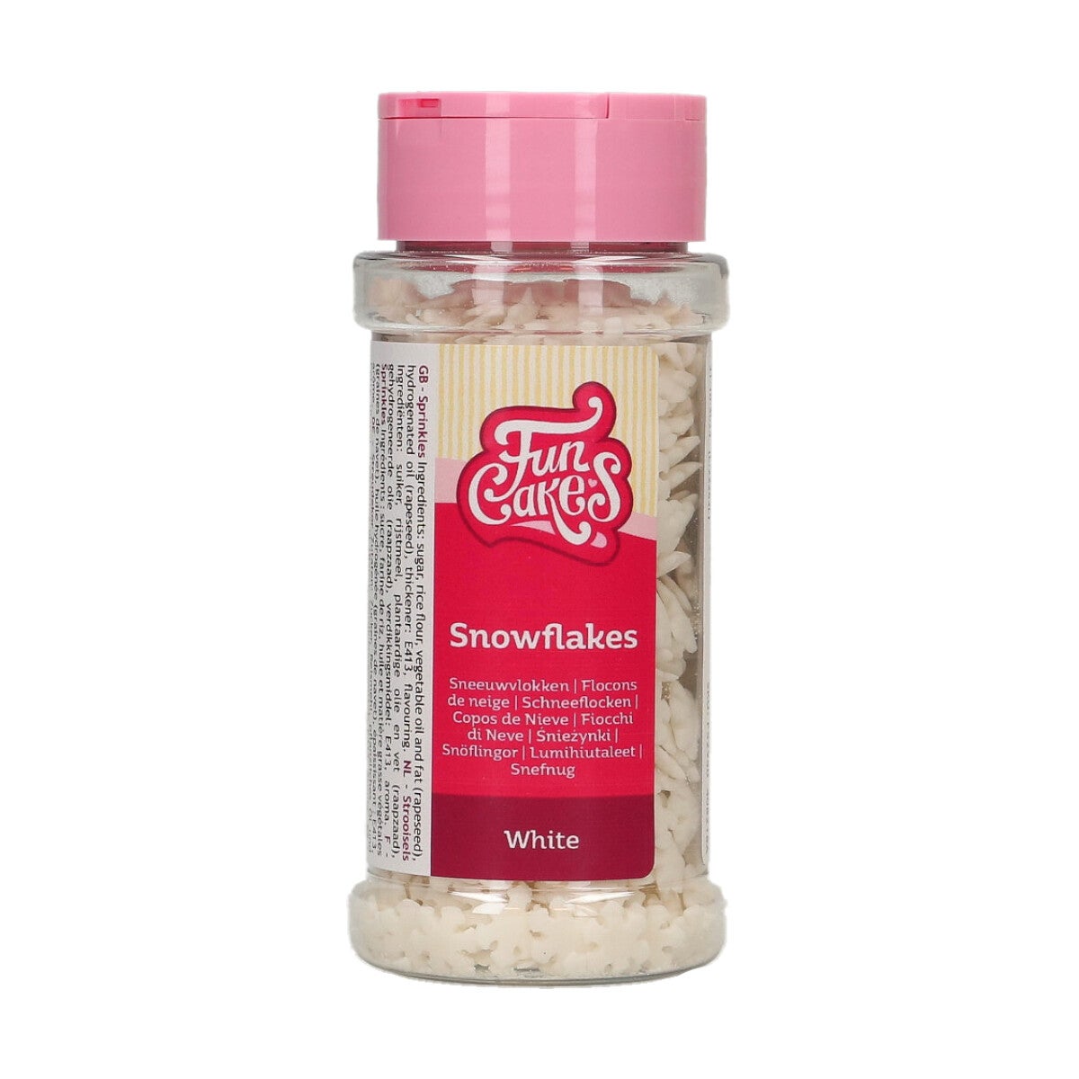 FunCakes Snowflakes White 50 g
