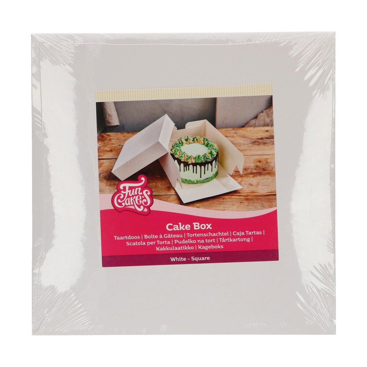FunCakes Cake Box White 40x40x15 cm pk/1