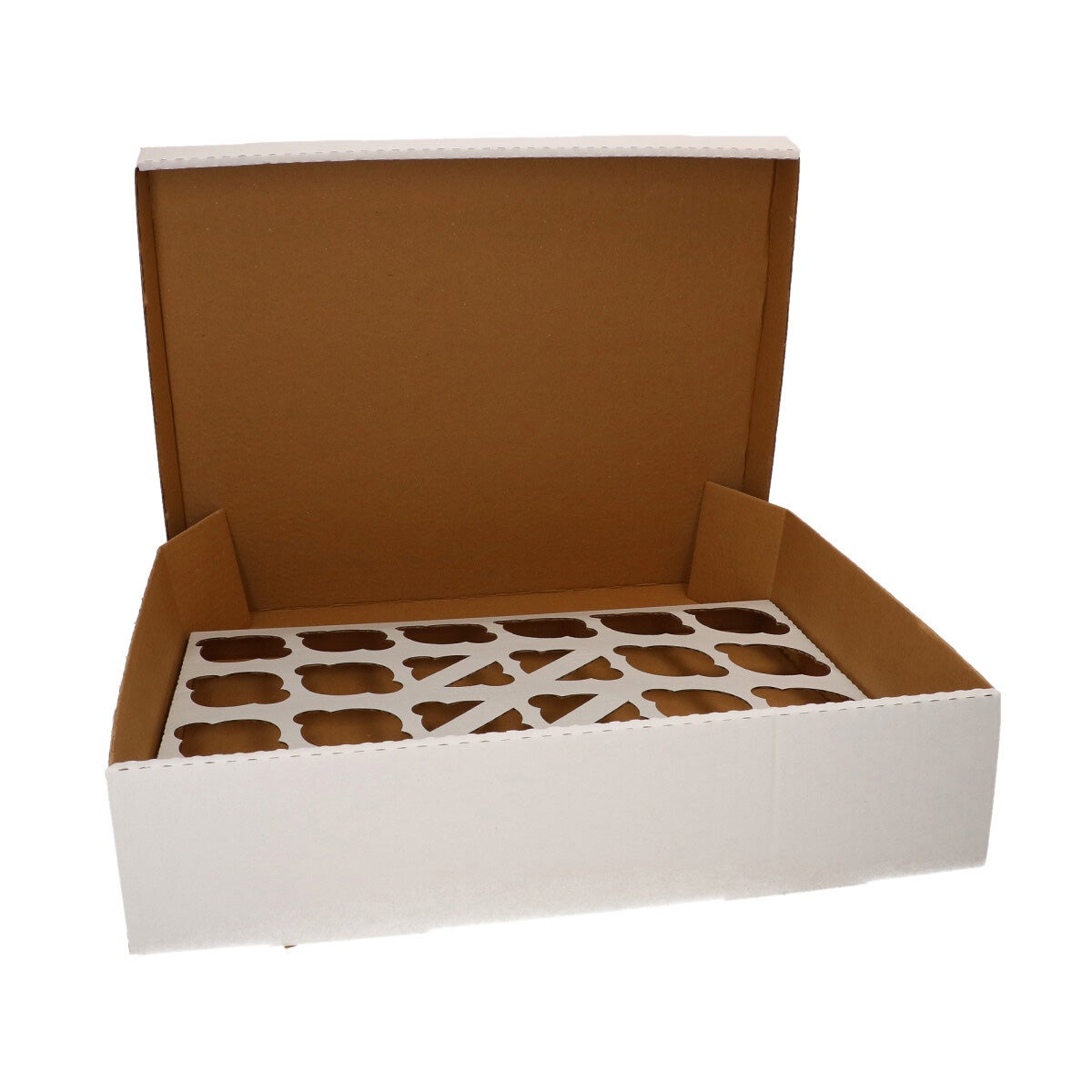 FunCakes Cupcake Doos 24 - Wit pk/10