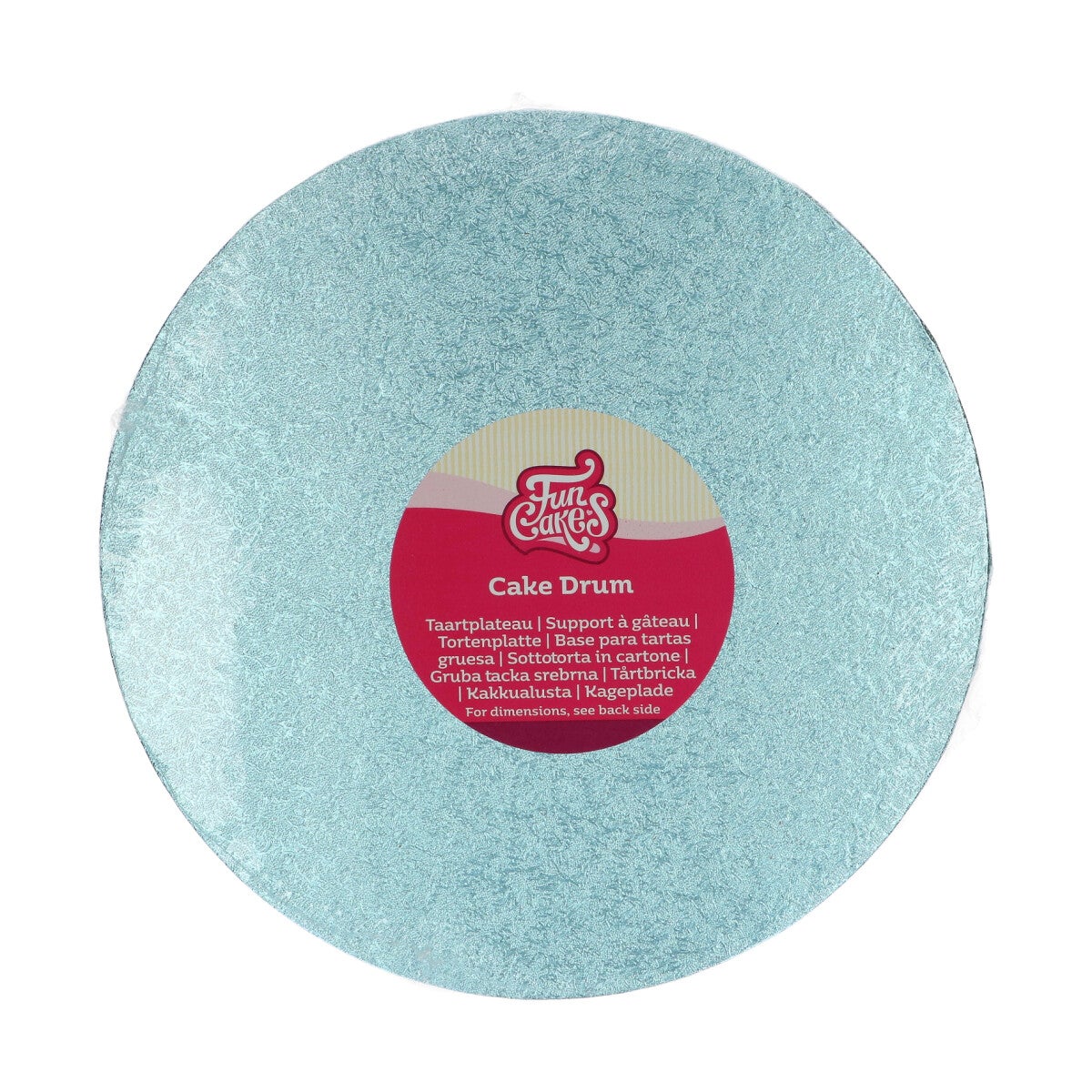 FunCakes Cake Drum Round Ø25 cm - Baby Blue
