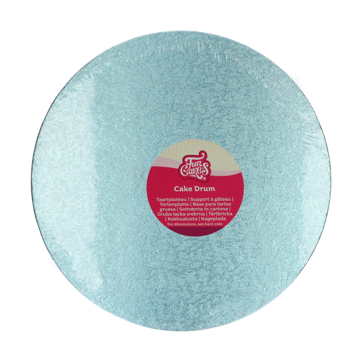 FunCakes Cake Drum Round Ø30,5 cm - Baby Blue