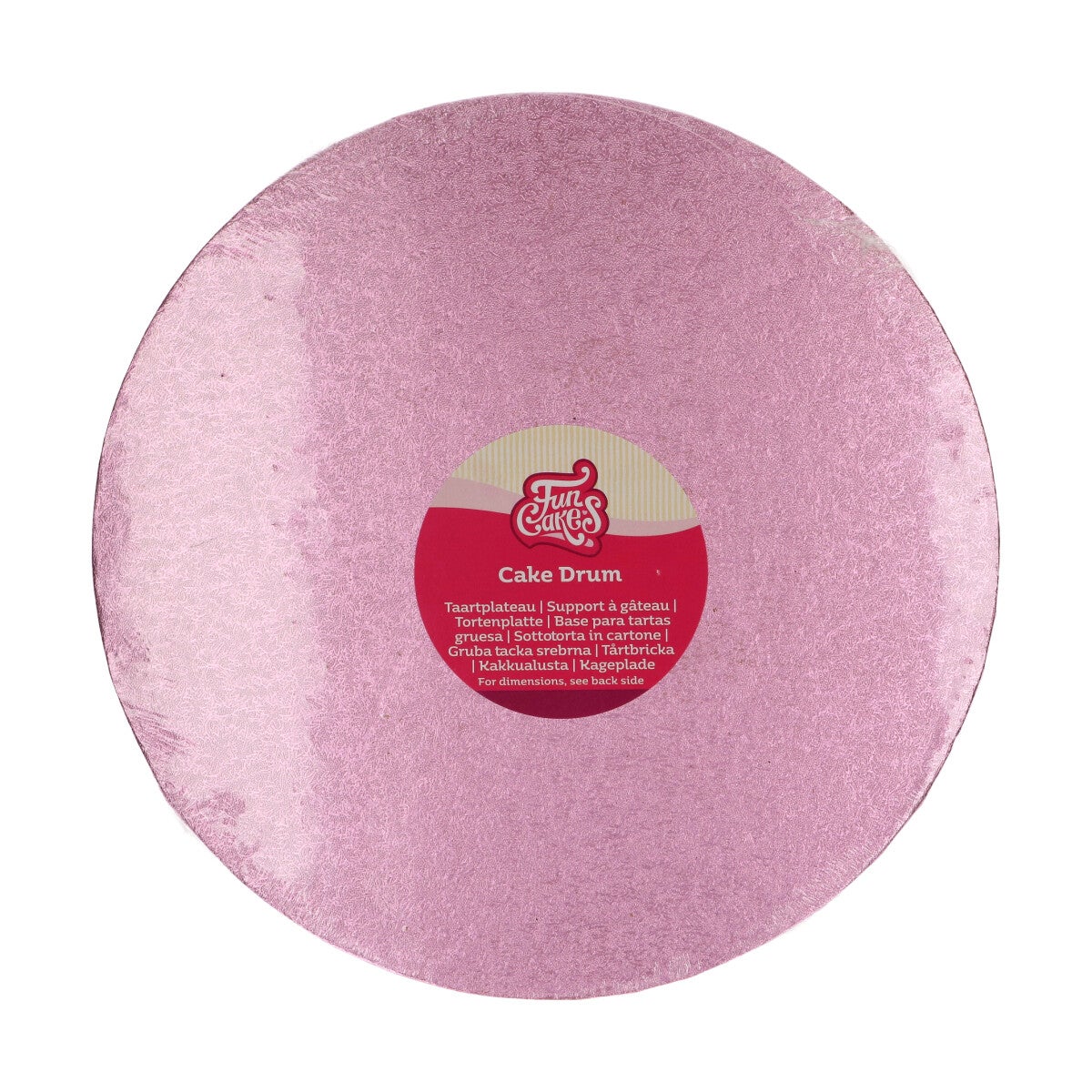 FunCakes Cake Drum Round Ø30,5 cm -Pink