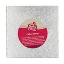 FunCakes Cake Drum Square 17,5 cm - Silver