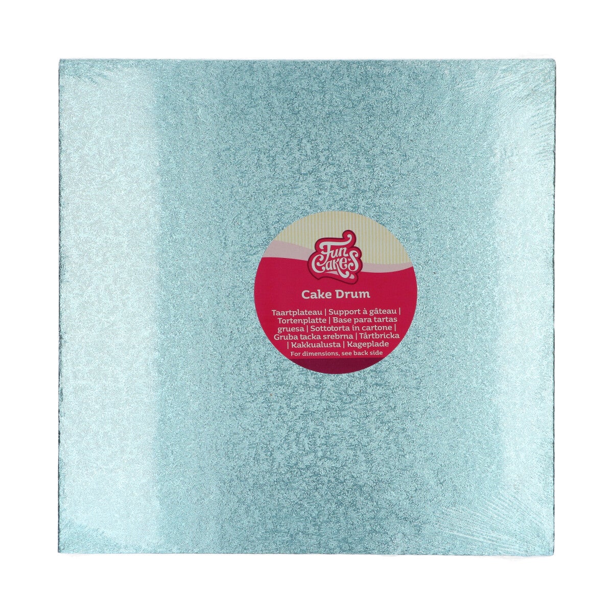 FunCakes Cake Drum Square 30,5 cm - Baby Blue