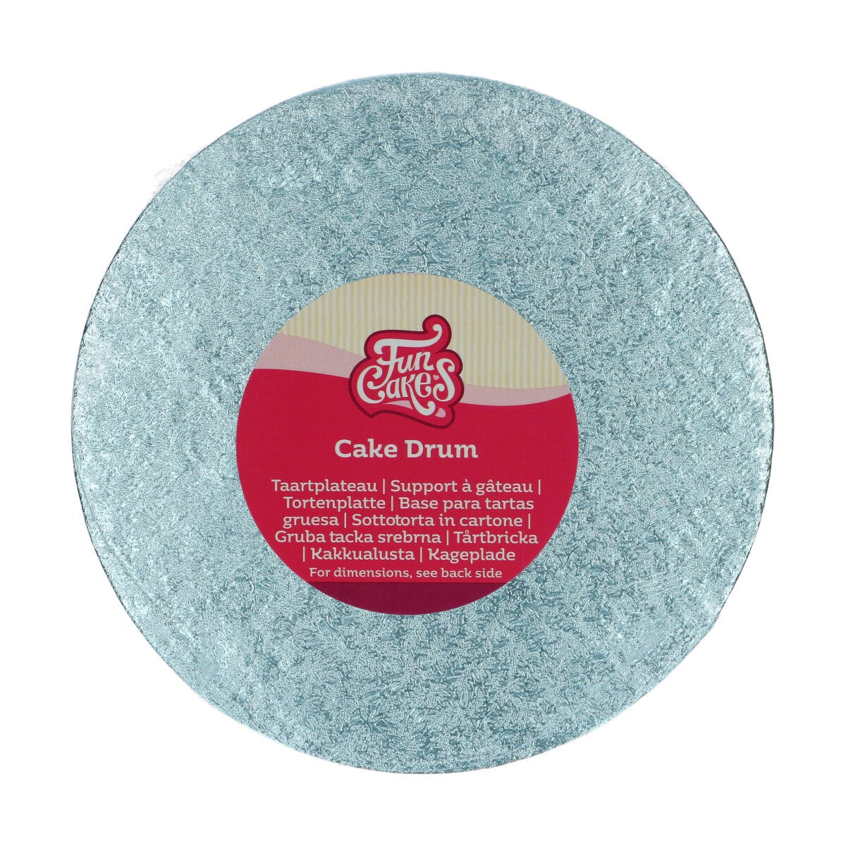 FunCakes Cake Drum Round Ø20 cm - Baby Blue