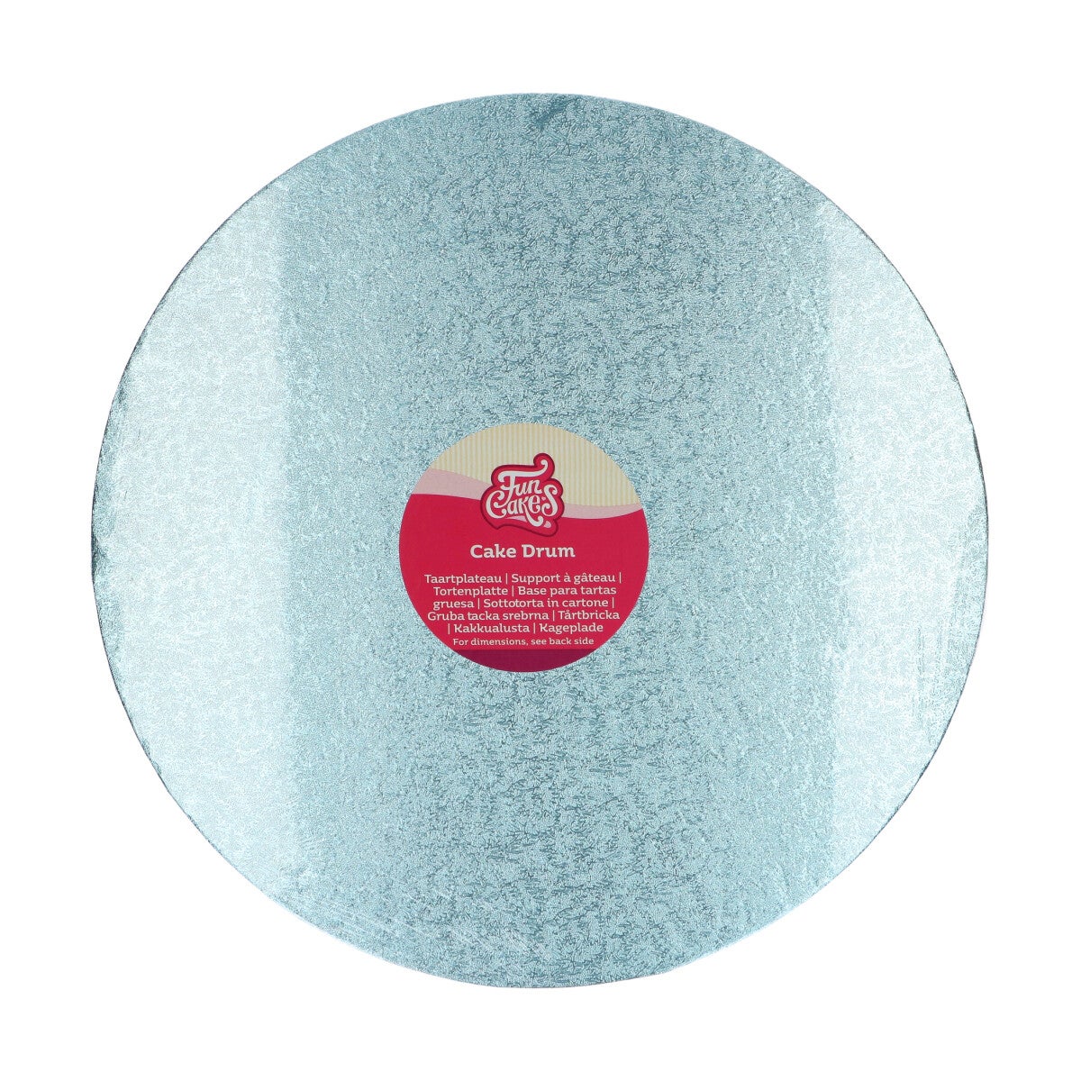 FunCakes Cake Drum Round Ø35,5 cm - Baby Blue