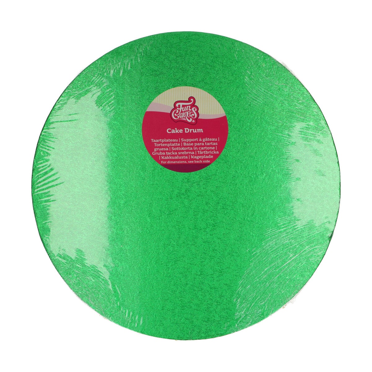 FunCakes Cake Drum Round Ø35,5 cm - Green