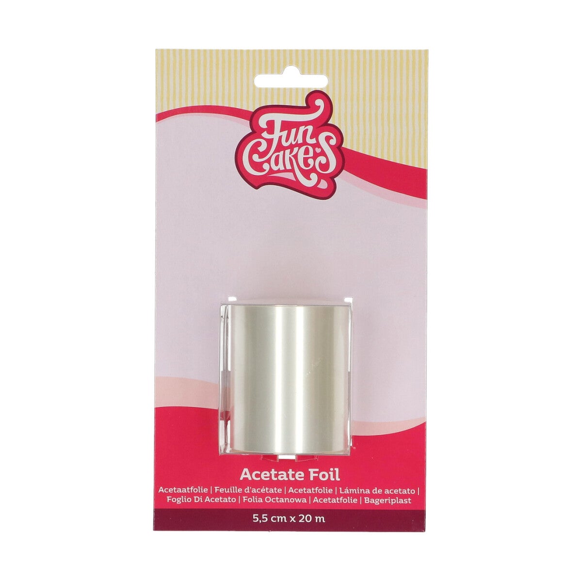 FunCakes Acetate Foil 5,5 cm x 20 m
