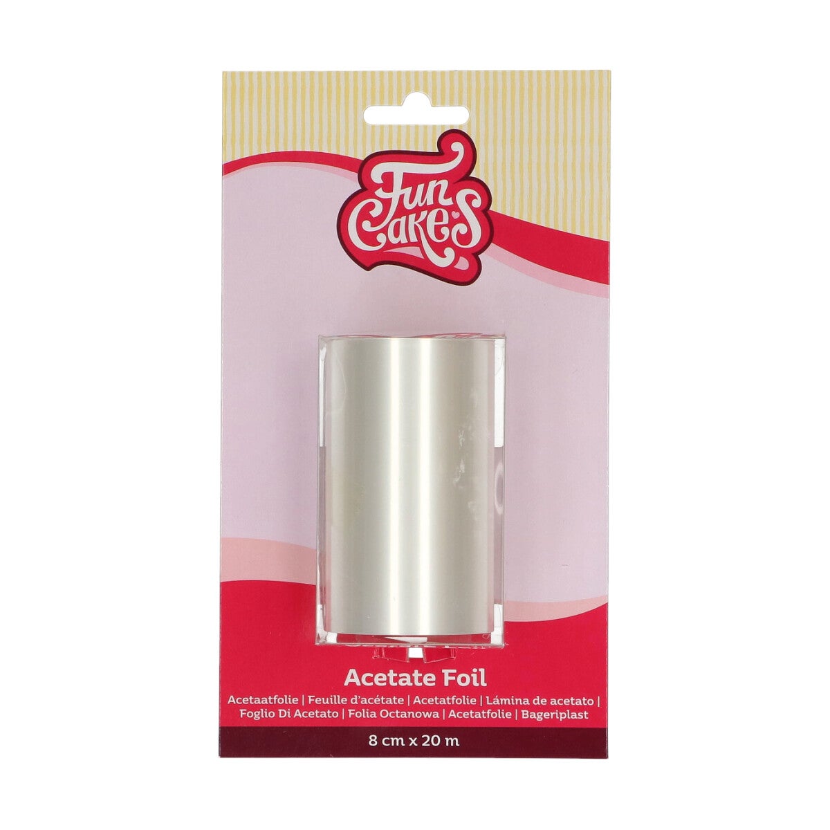 FunCakes Acetate Foil 8 cm x 20 m