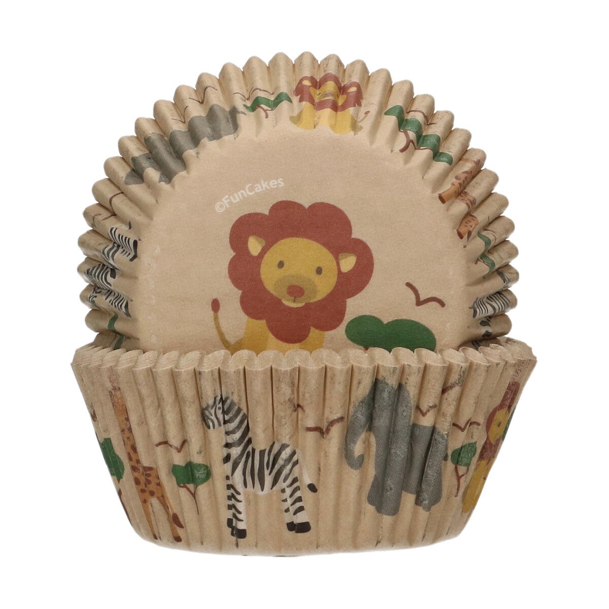 FunCakes Baking Cups Safari Animals pk/48
