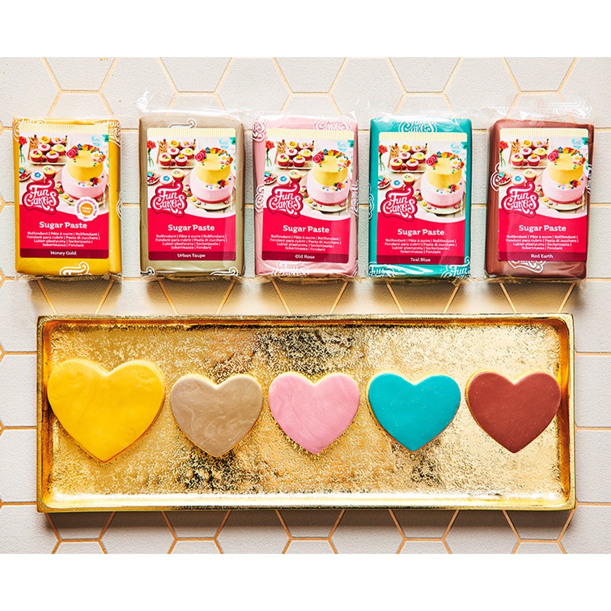 FunCakes Sugar Paste Teal Blue 250 g