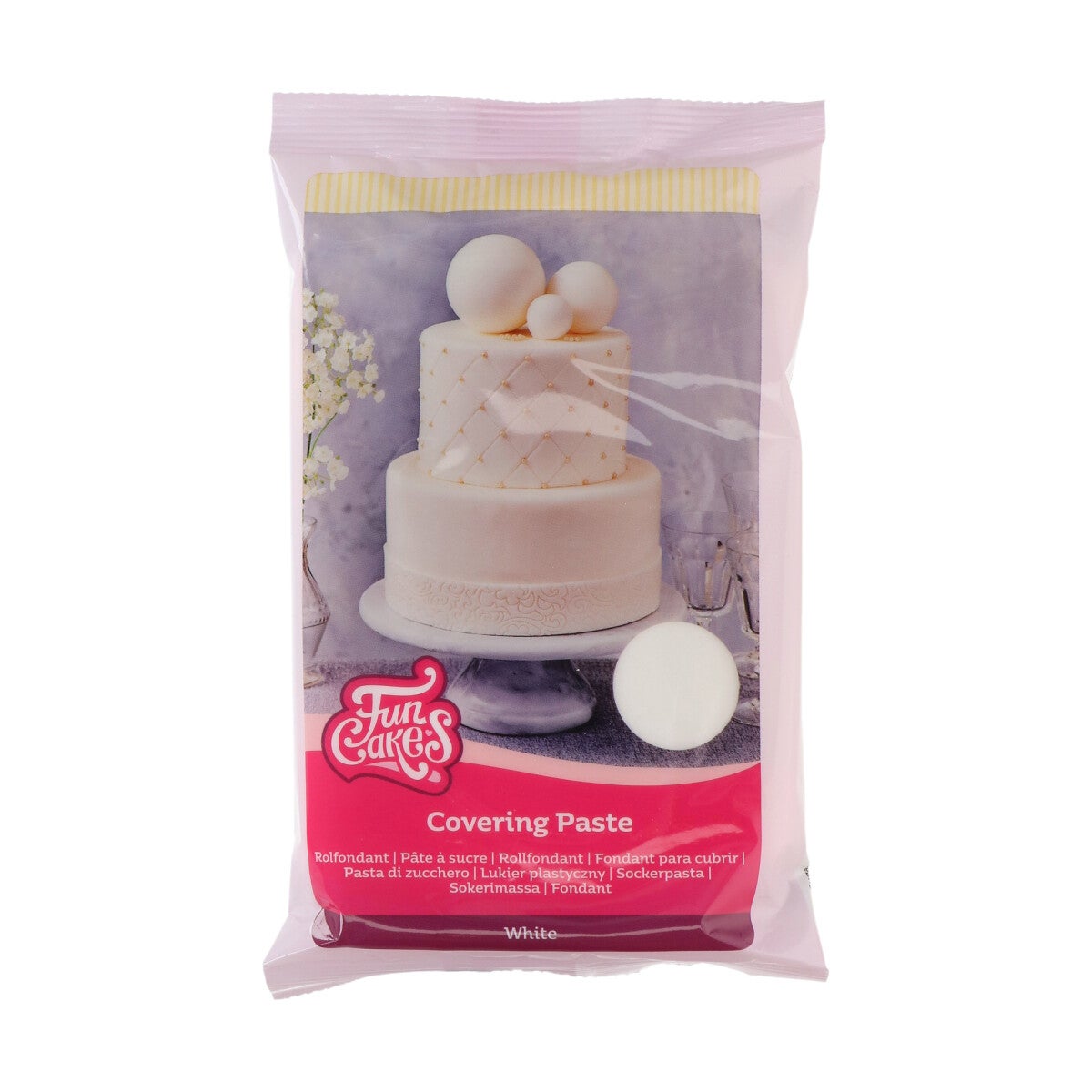 FunCakes Covering Paste 500g White