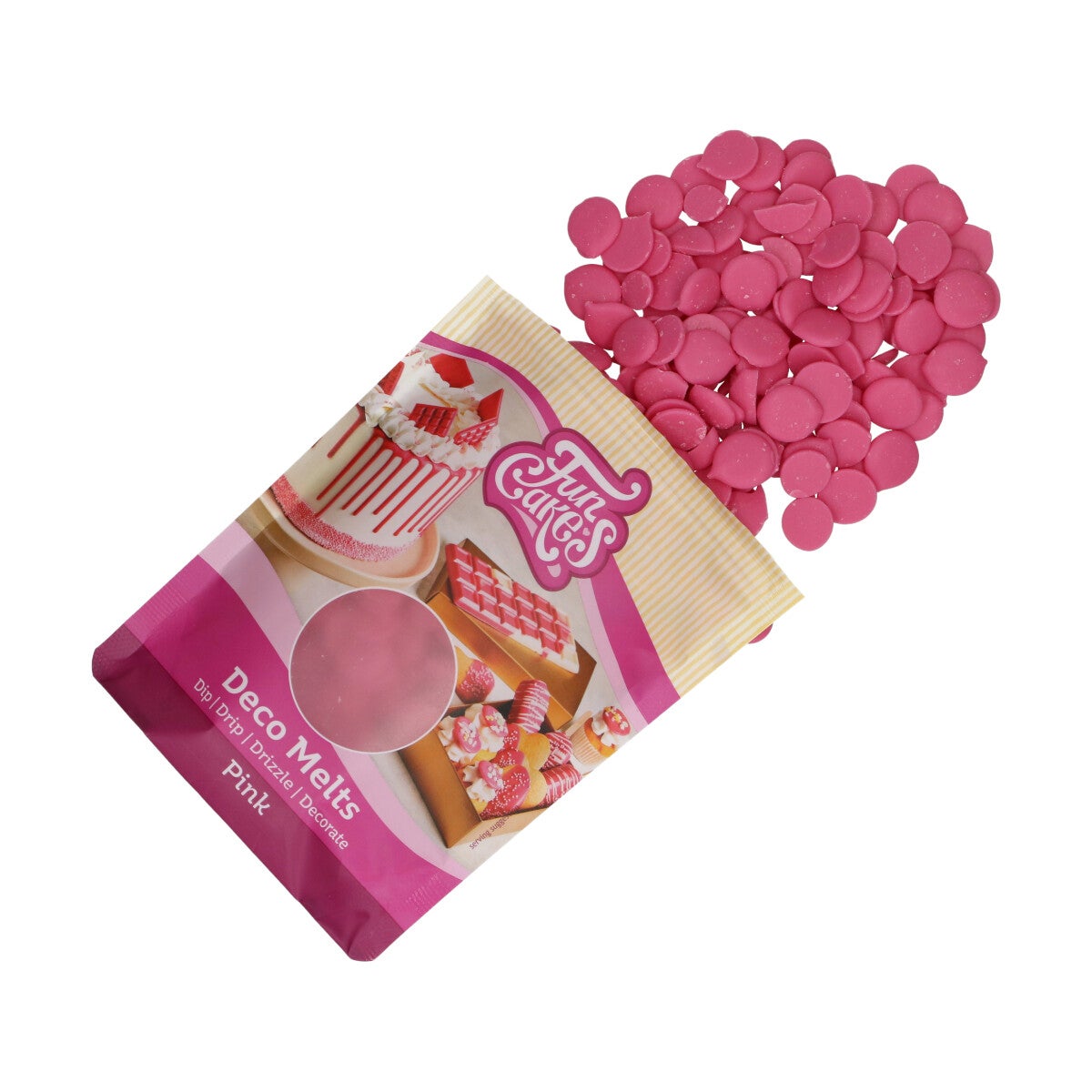 FunCakes Deco Melts -Pink- 250g