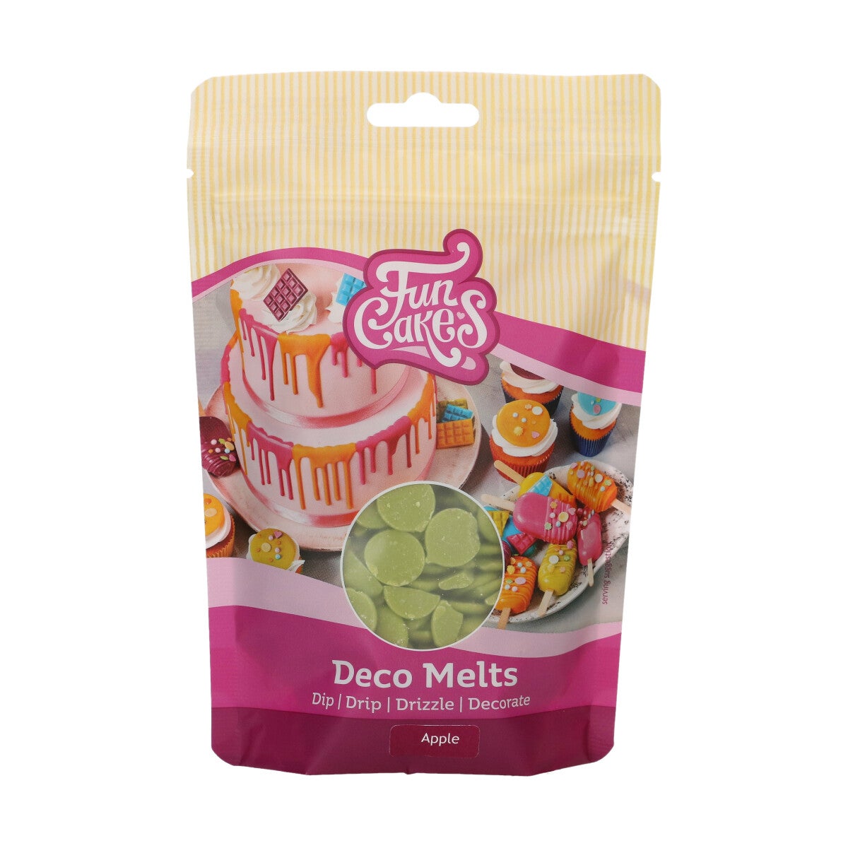 FunCakes Deco Melts - Green Apple flavour- 250g