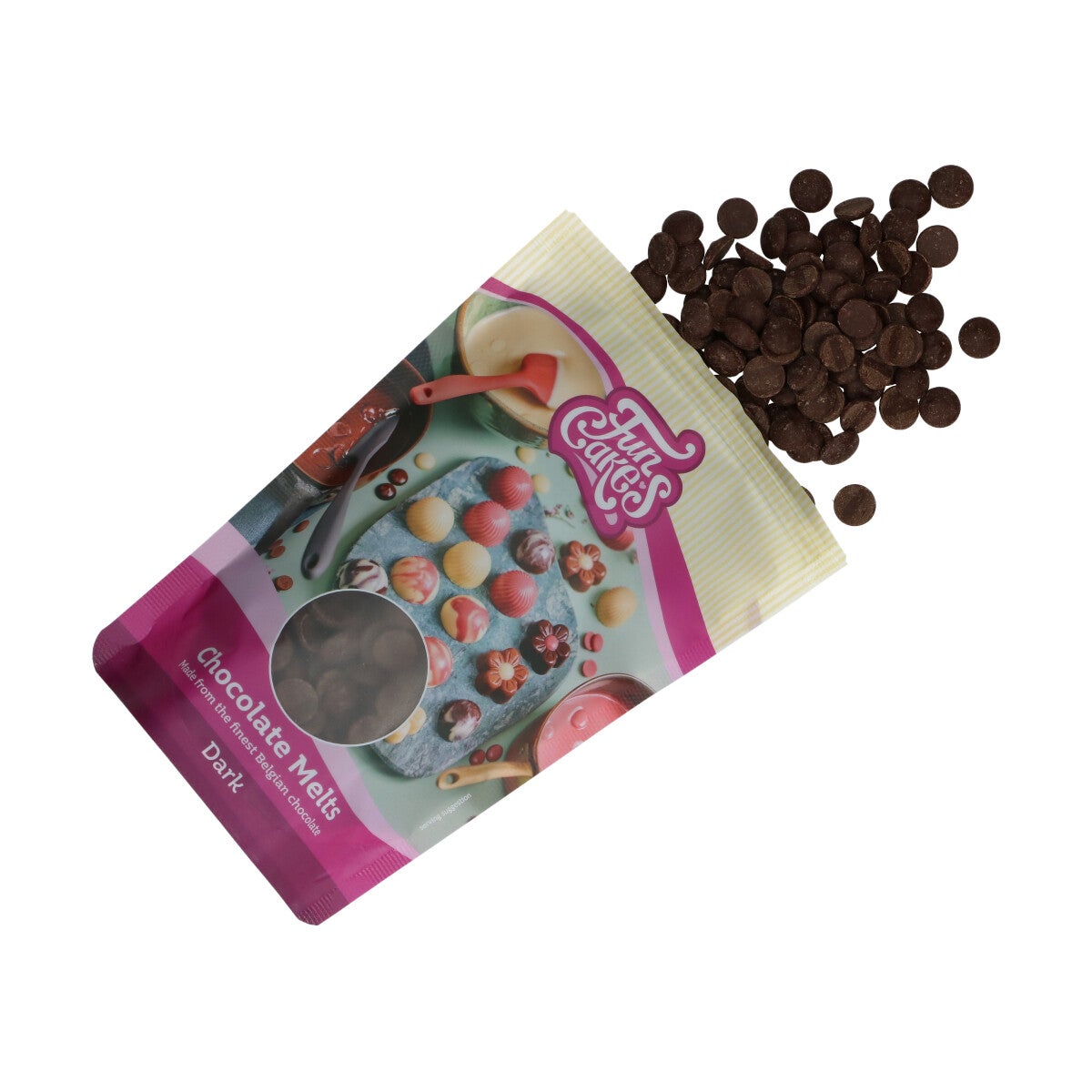 FunCakes Chocolate Melts Dark 350 g
