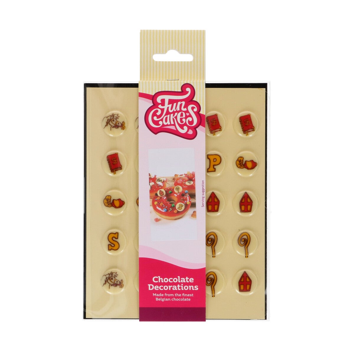FunCakes Chocolate Decorations Saint Nicholas 2 cm Set/25