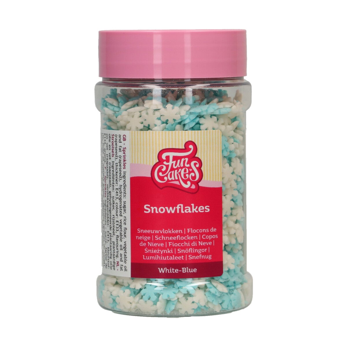 FunCakes Snowflakes White/Blue 150 g