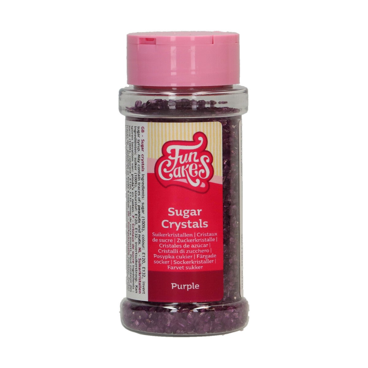 FunCakes Sugar Crystals Purple 80 g