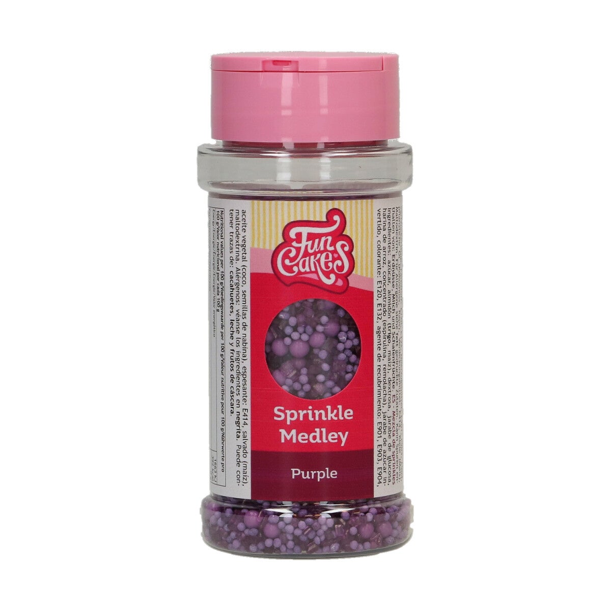 FunCakes Sprinkle Medley Purple 70g