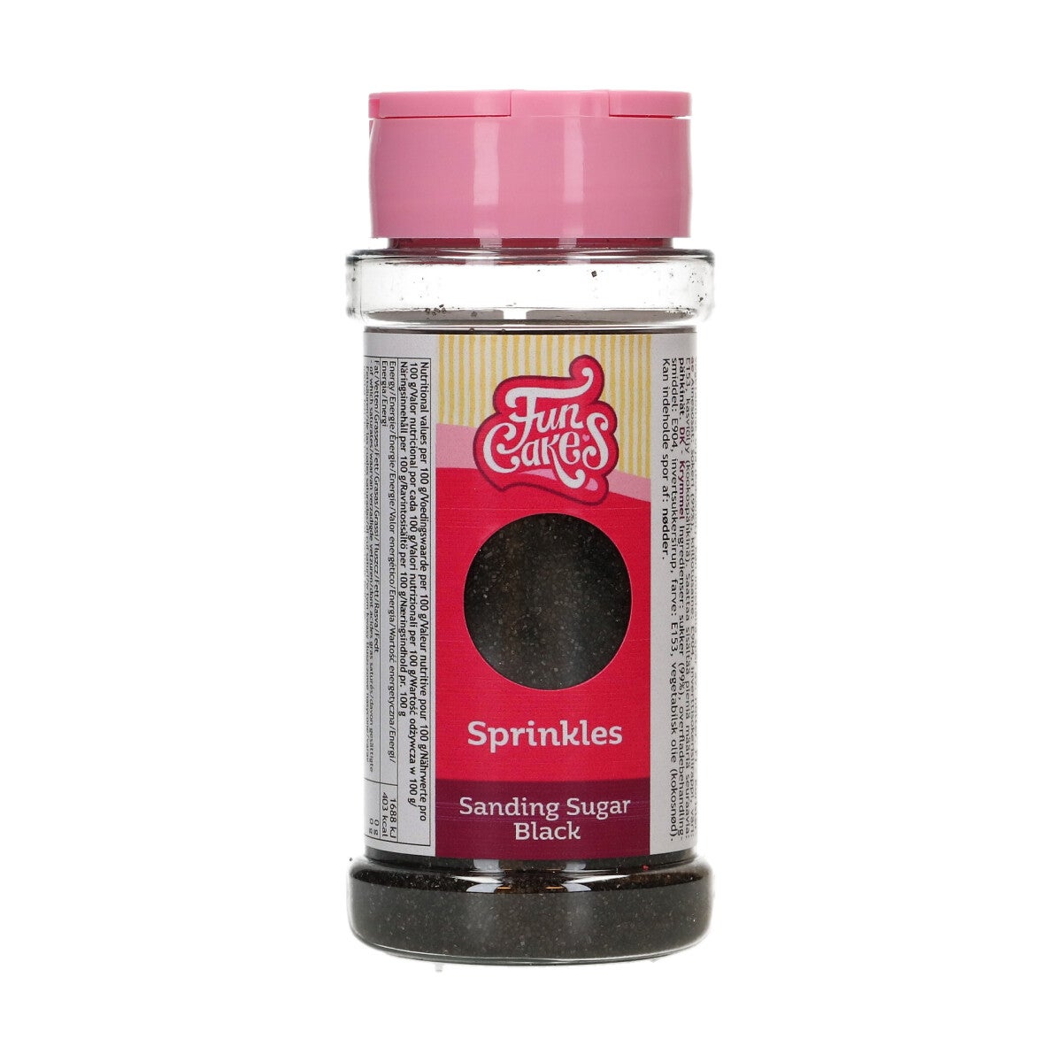 FunCakes Sanding Sugar 80g - Black