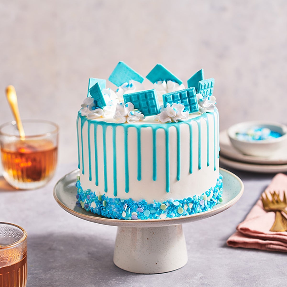 FunCakes Choco Drip Light Blue 180 g