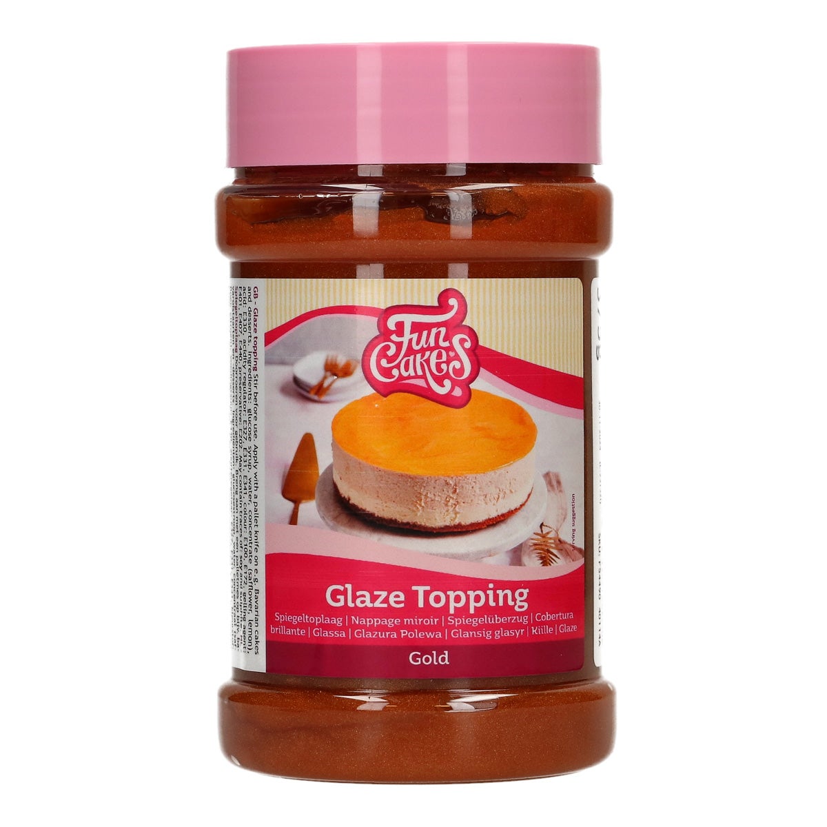 FunCakes Glaze Topping Gold 375 g