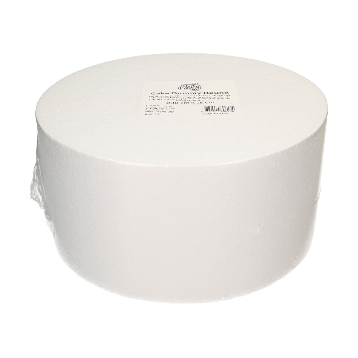 FunCakes Cake Dummy Round Ø30 cm x 15 cm