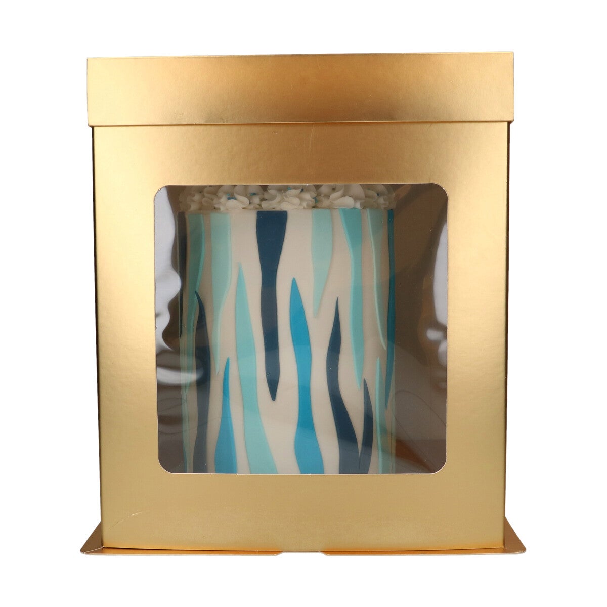 FunCakes Tall Cake Box 26 x 26x 29,4 cm - Gold