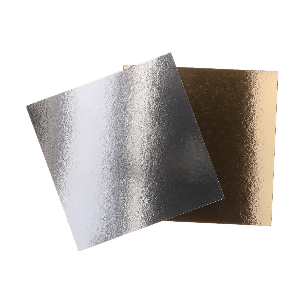 FunCakes Cake Cartons Gold/Silver Square 25 cm pk/100