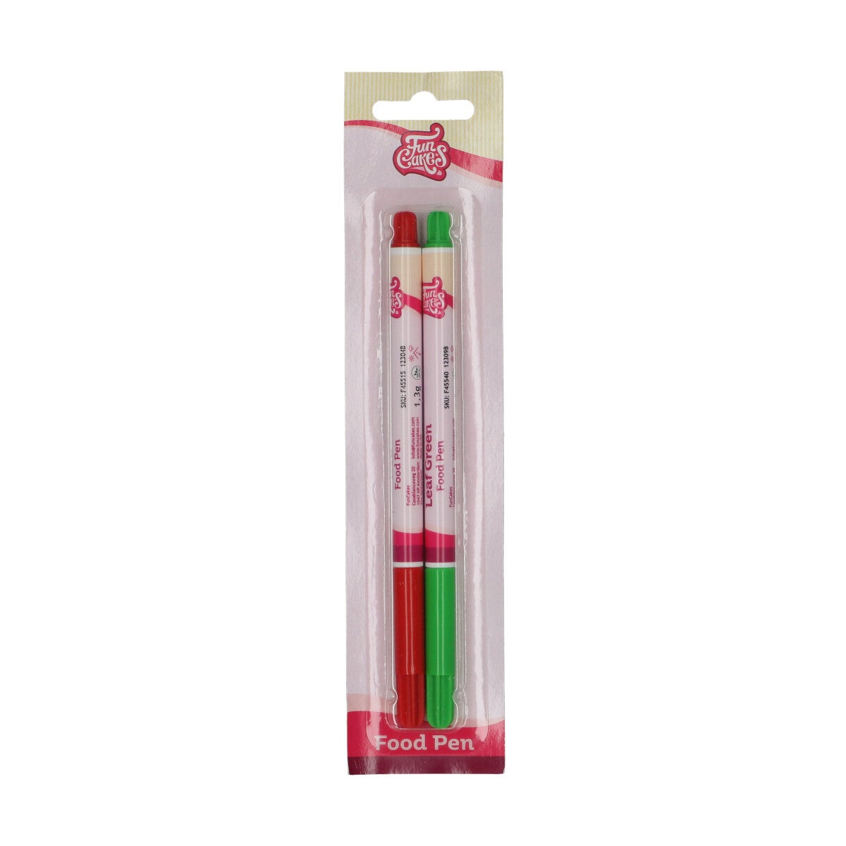 FunCakes Food Pen Red-Green Set/2